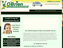 Tablet Screenshot of obriendoor.com
